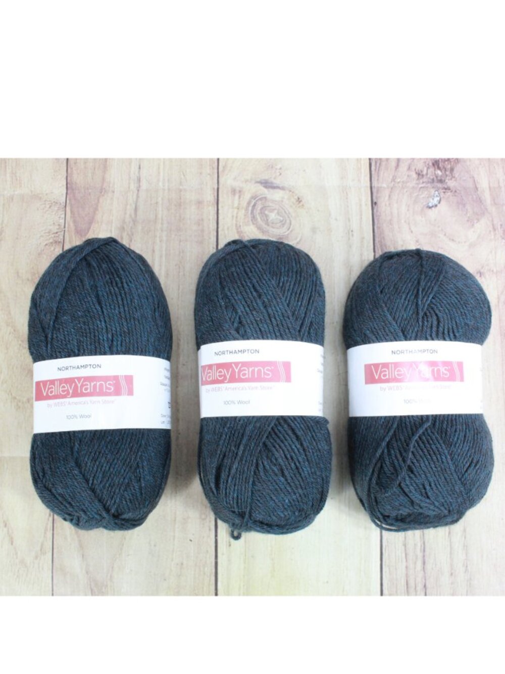 3 Skeins Valley Yarns New Hampton 100% Wool #54 Nenula Heather 100grams/247 Yds
